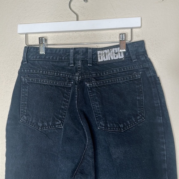 VTG 80s Bongo Jeans Ultra High Waist Straight Leg Black Sz 13 (28) 90s  USA Made - Picture 15 of 15